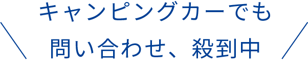 問い合わせ殺到中